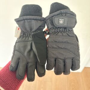 Kids snow gloves 3M Thinsulate Black Insulated Gloves